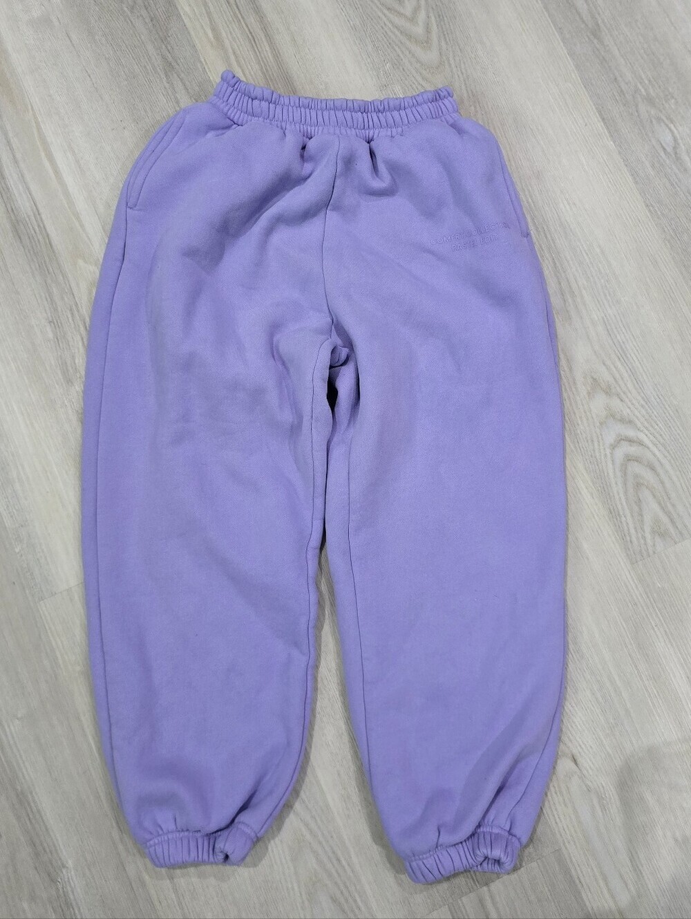 Comfrt Pastel Edition Lavender Girls Sweat Pants Size M Spots On Back Leg Seepic